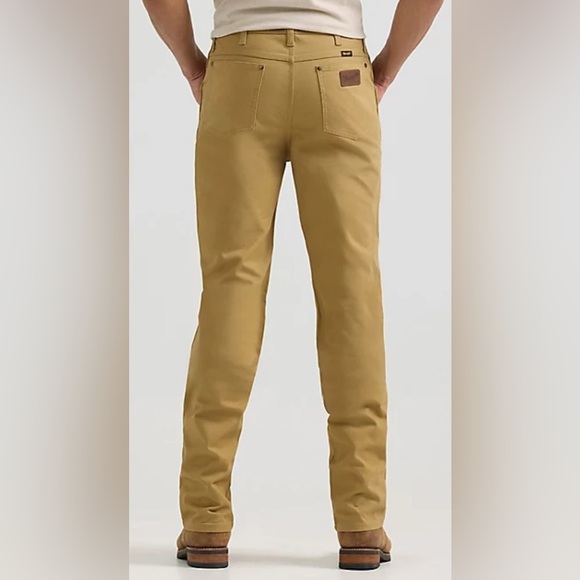 Wrangler Premium Performance Tough Comfort Cowboy Cut Slim Fit Canvas Jeans - Picture 3 of 6